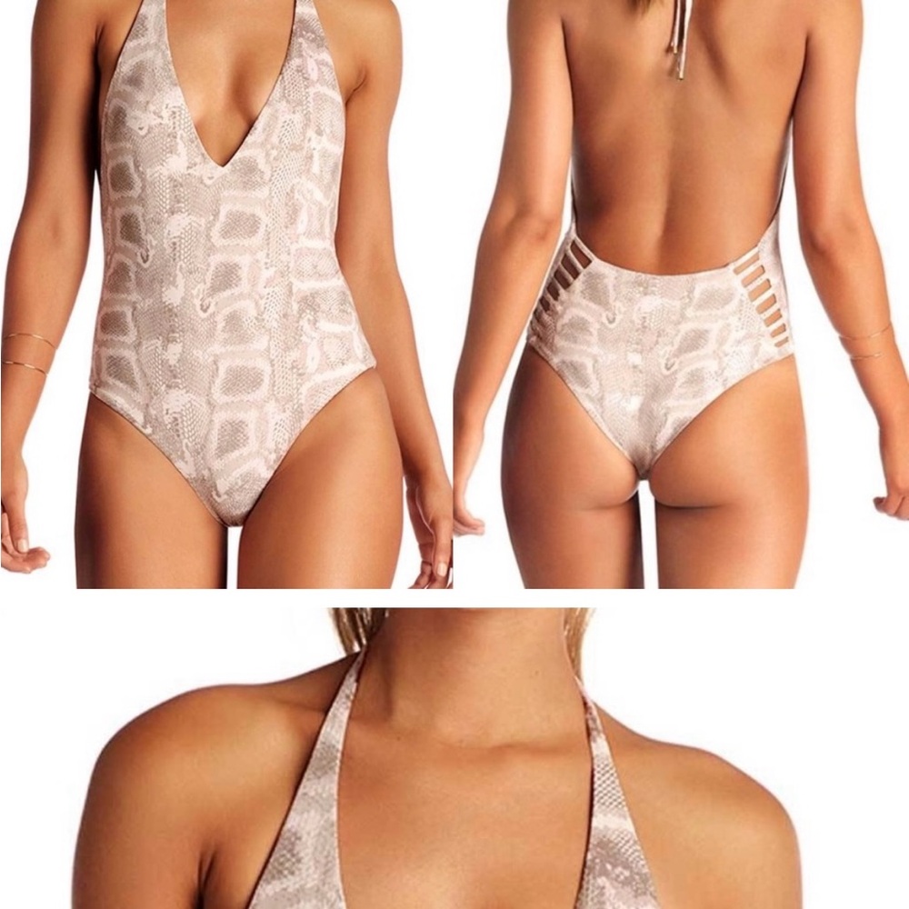 Vitamin A Bianca One Piece Bodysuit in Barefoot in Belize